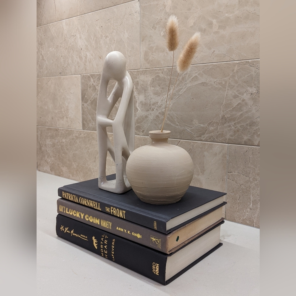 Decorative Book Stack × 3